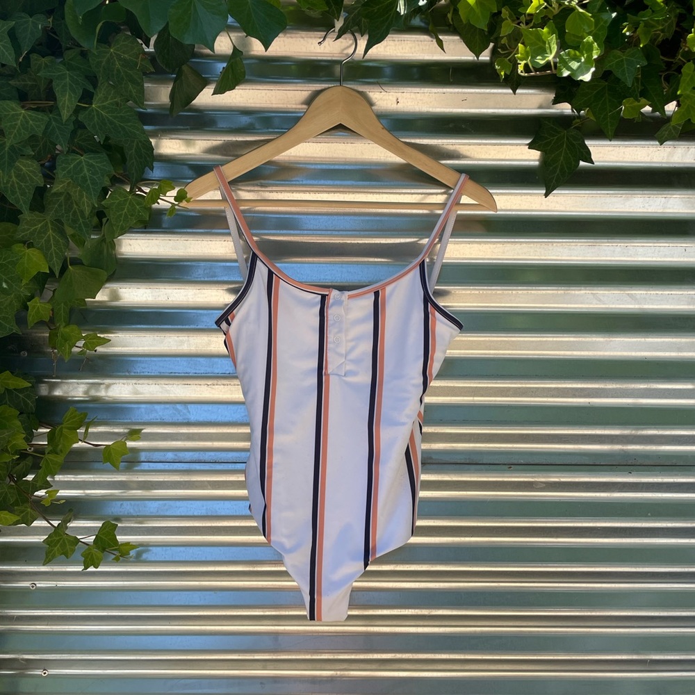 Sweet Striped Cheeky Tavik One Piece Swimsuit